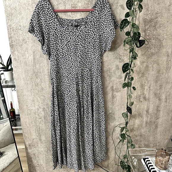 ZARA Floral Midi Dress - Picture 4 of 4